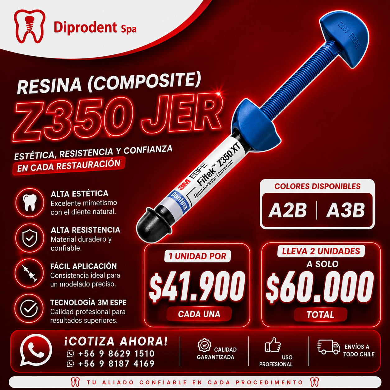 Resina composite  Z350 Jeringa